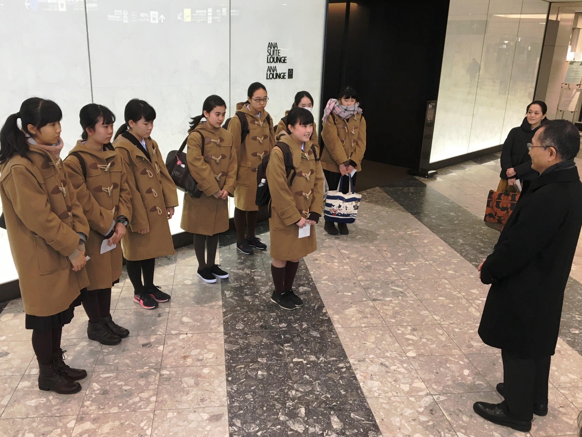 1月10日 水 中2 G Issh国内留学 出発式 新着情報 札幌聖心女子学院 中学校 高等学校